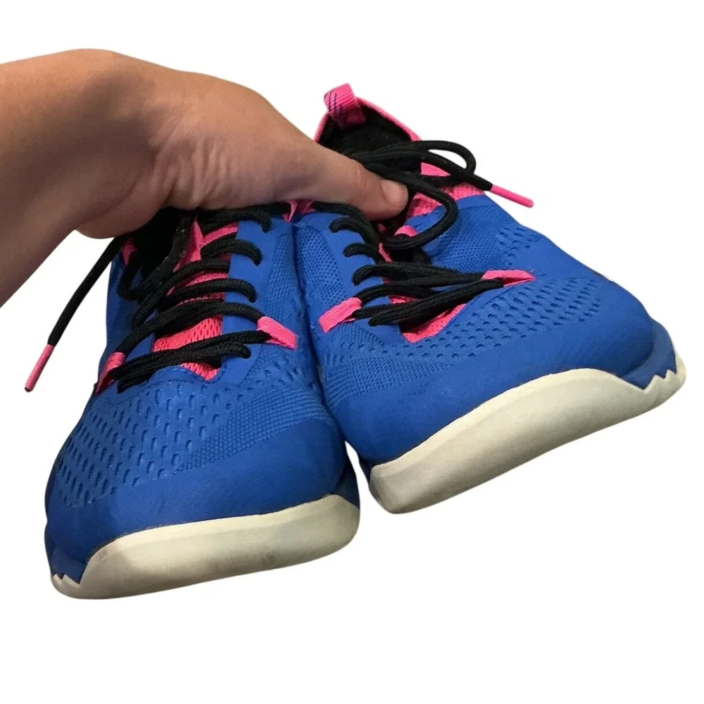 Under Armour TriBase Reign 2 Mens 7.5 EU 40.5 Blue Pink Training Shoes Running